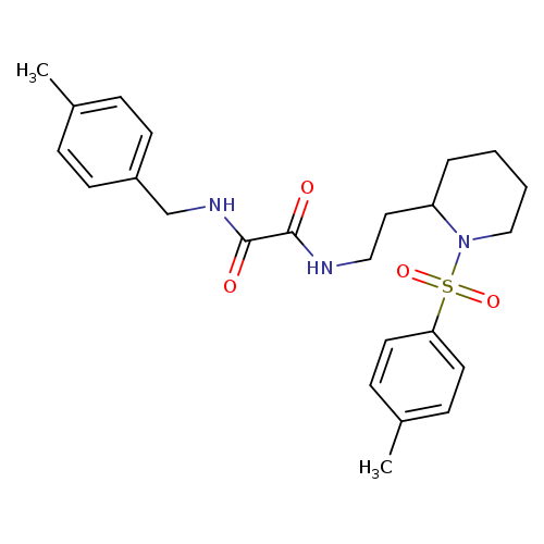 N-{2-[1-(4-methylbenzenesulfonyl)piperidin-2-yl]ethyl}-N'-[(4-methylphenyl)methyl]ethanediamide