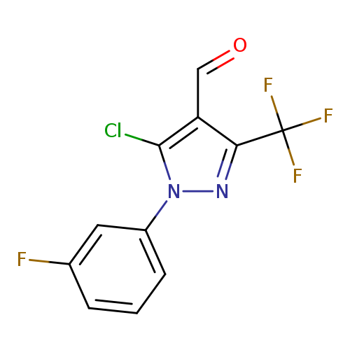 5-chloro-1-(3-fluorophenyl)-3-(trifluoromethyl)-1H-pyrazole-4-carbaldehyde