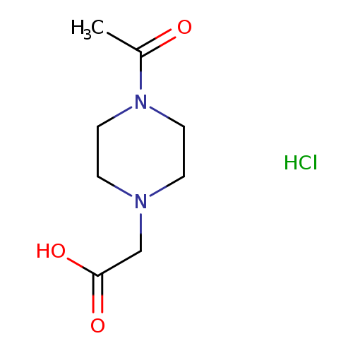 2-(4-acetylpiperazin-1-yl)acetic acid hydrochloride