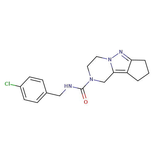 N-[(4-chlorophenyl)methyl]-7,8,11-triazatricyclo[6.4.0.0^{2,6}]dodeca-1,6-diene-11-carboxamide