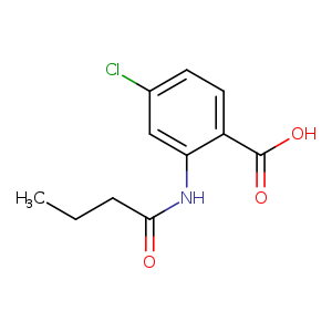 2-(BUTYRYLAMINO)-4-CHLOROBENZOIC ACID