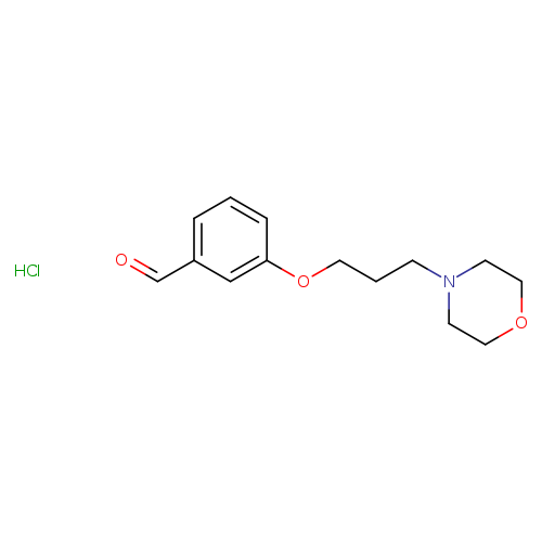 3-[3-(4-morpholinyl)propoxy]benzaldehyde hydrochloride
