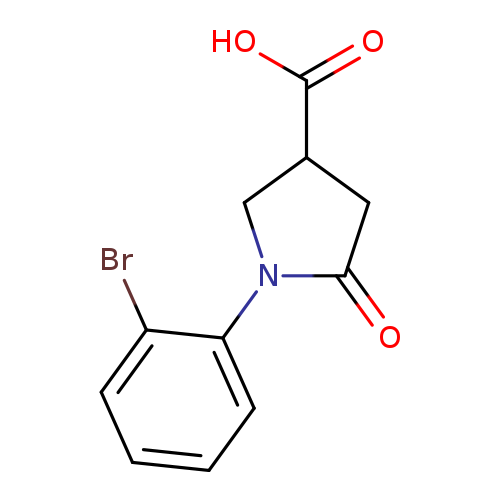 1-(2-Bromophenyl)-5-oxopyrrolidine-3-carboxylic acid