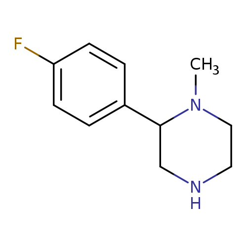 2-(4-fluorophenyl)-1-methylpiperazine