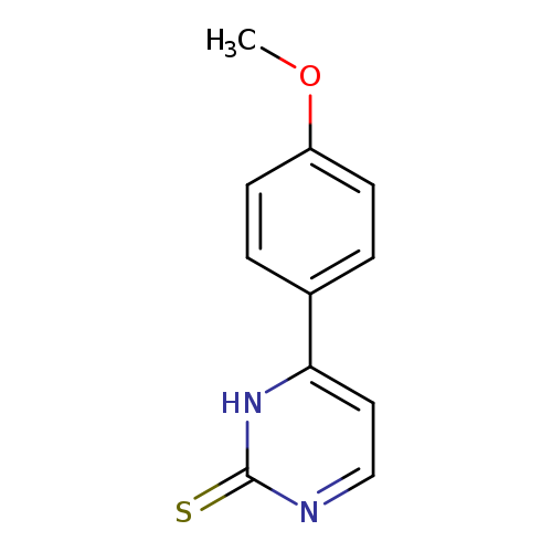 2(1H)-Pyrimidinethione, 6-(4-methoxyphenyl)-
