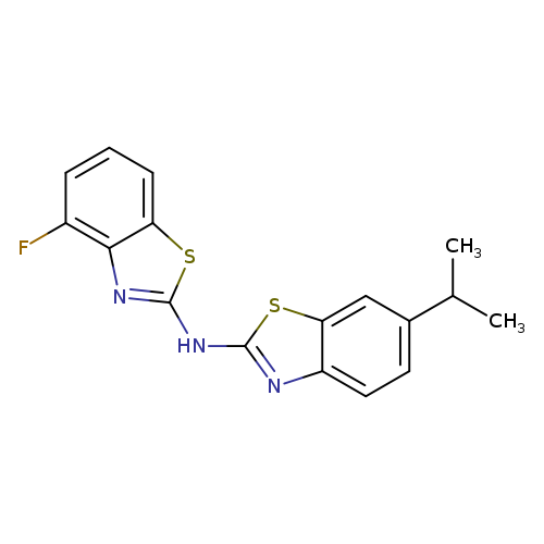 N-(4-fluoro-1,3-benzothiazol-2-yl)-6-(propan-2-yl)-1,3-benzothiazol-2-amine