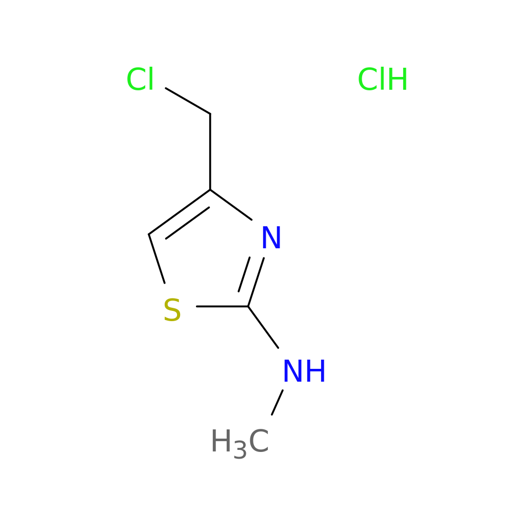 4-(Chloromethyl)-N-methyl-1,3-thiazol-2-amine hydrochloride