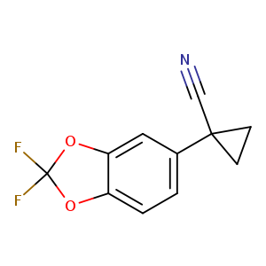 1-(2,2-Difluorobenzo[d][1,3]dioxol-5-yl)cyclopropanecarbonitrile