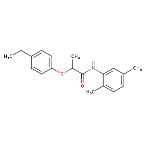 N-(2,5-dimethylphenyl)-2-(4-ethylphenoxy)propanamide