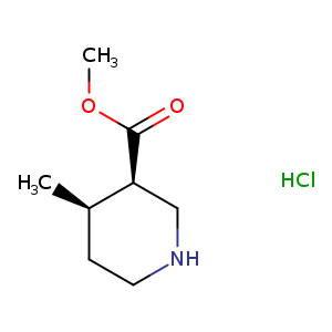 3-Piperidinecarboxylic acid, 4-methyl-, methyl ester, hydrochloride (1:1), (3R,4R)-rel-