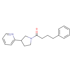 4-phenyl-1-[3-(pyridin-2-yl)pyrrolidin-1-yl]butan-1-one