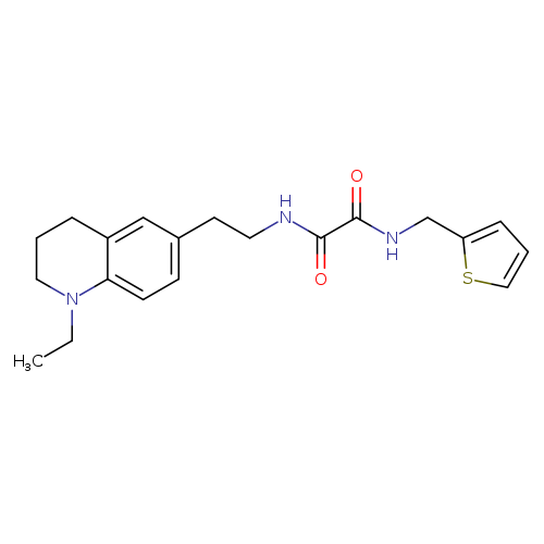 N'-[2-(1-ethyl-1,2,3,4-tetrahydroquinolin-6-yl)ethyl]-N-[(thiophen-2-yl)methyl]ethanediamide