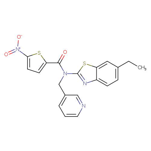 N-(6-ethyl-1,3-benzothiazol-2-yl)-5-nitro-N-[(pyridin-3-yl)methyl]thiophene-2-carboxamide