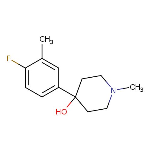 4-(4-Fluoro-3-methylphenyl)-4-hydroxy-1-methylpiperidine