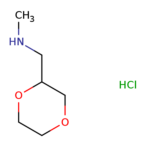 (1,4-Dioxan-2-yl)-N-methylmethanamine hydrochloride
