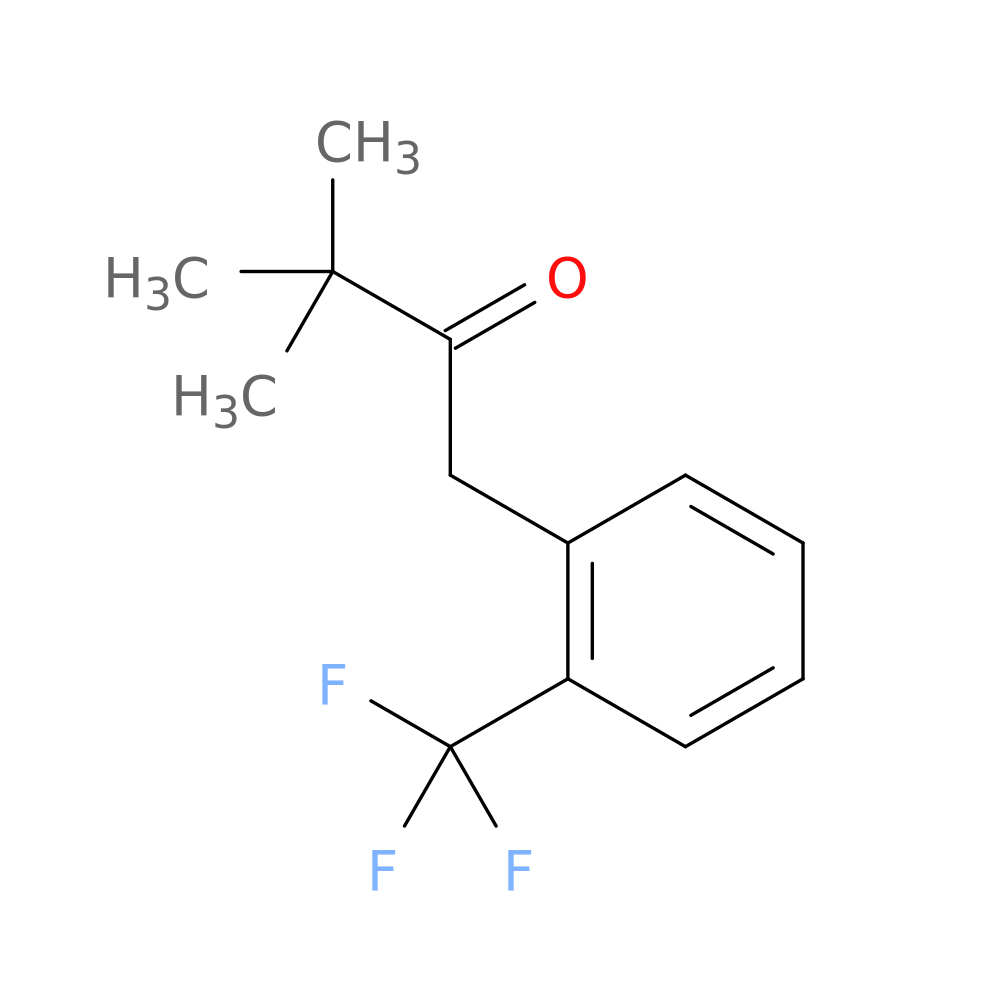 3,3-dimethyl-1-[2-(trifluoromethyl)phenyl]butan-2-one