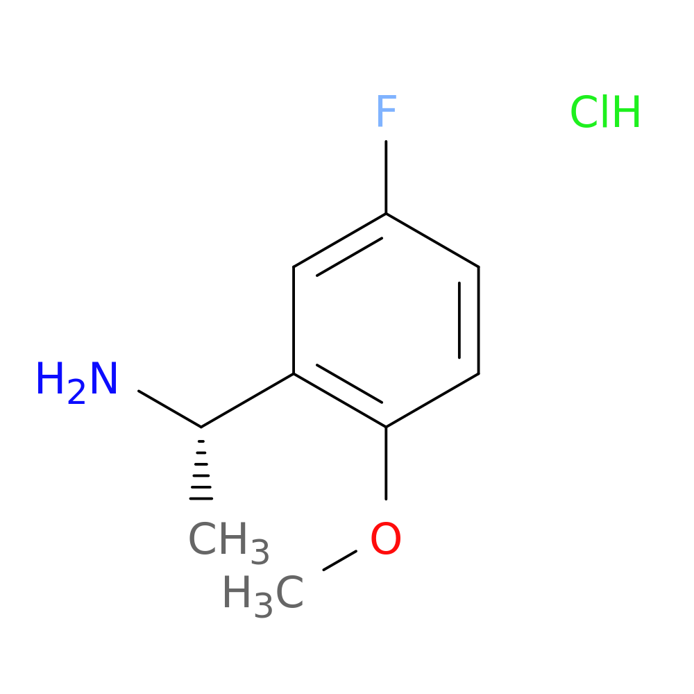 (1S)-1-(5-fluoro-2-methoxyphenyl)ethan-1-amine hydrochloride