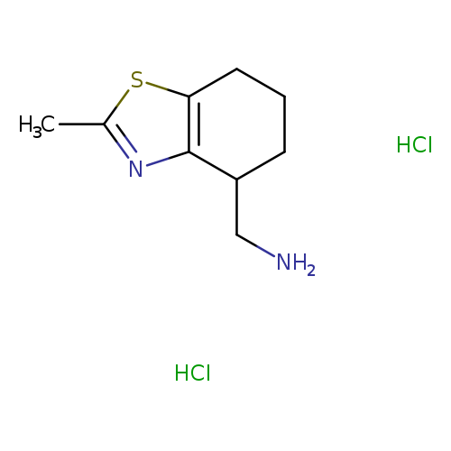 (2-methyl-4,5,6,7-tetrahydro-1,3-benzothiazol-4-yl)methanaminedihydrochloride