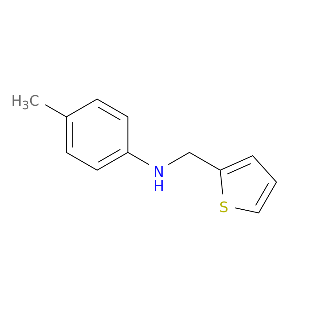 4-Methyl-N-(thiophen-2-ylmethyl)aniline