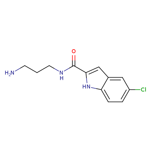1H-Indole-2-carboxamide, N-(3-aminopropyl)-5-chloro-