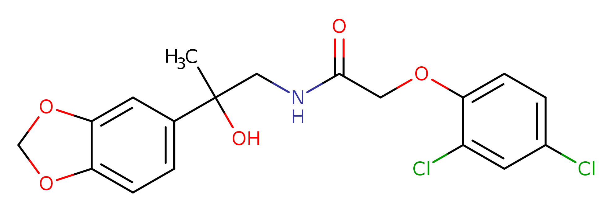 N-[2-(2H-1,3-benzodioxol-5-yl)-2-hydroxypropyl]-2-(2,4-dichlorophenoxy)acetamide