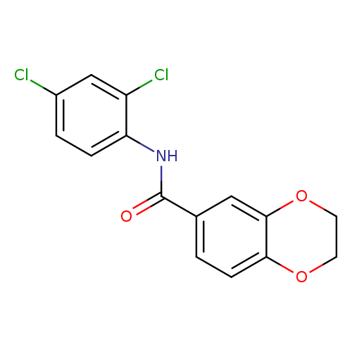 N-(2,4-dichlorophenyl)-2,3-dihydro-1,4-benzodioxine-6-carboxamide