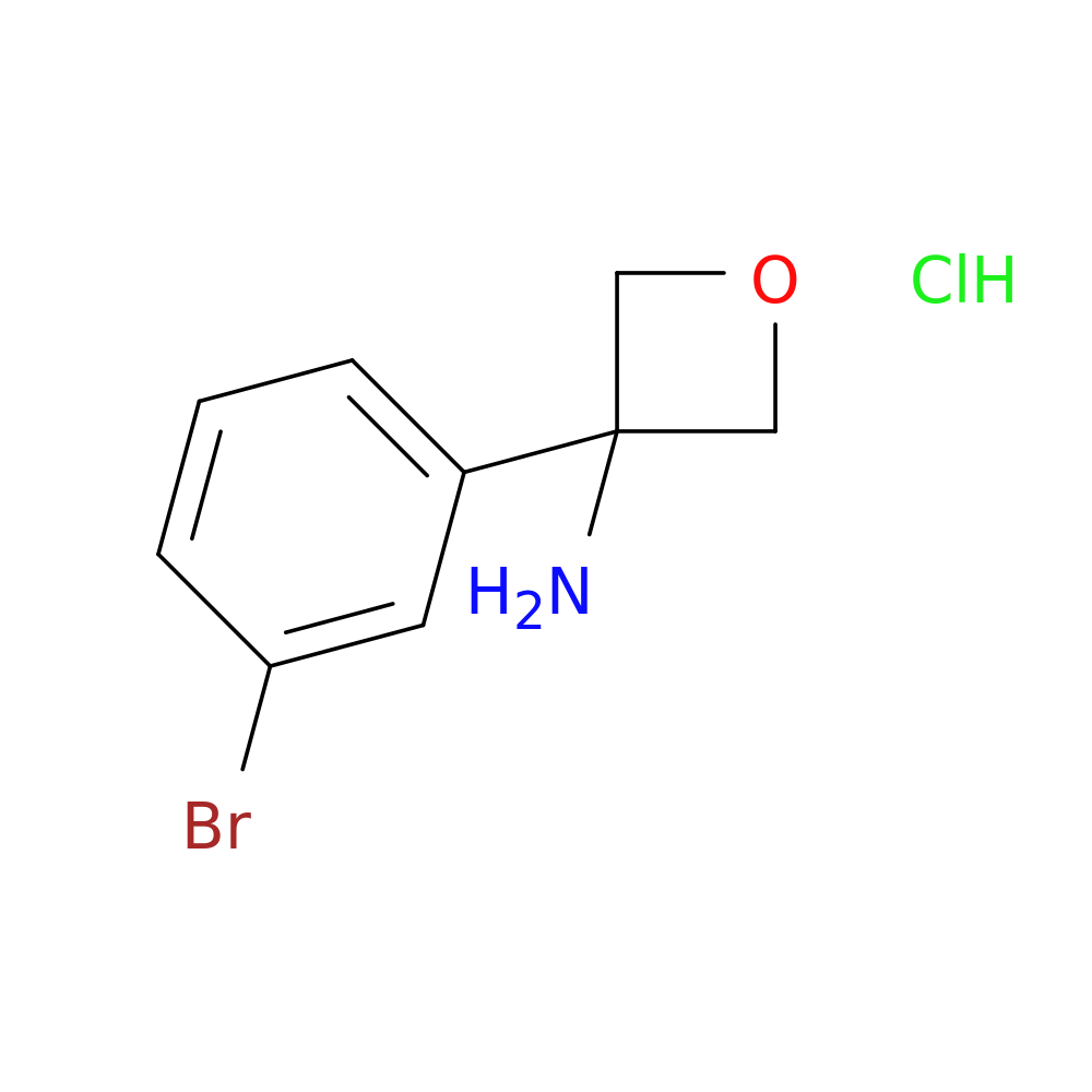 3-(3-Bromophenyl)oxetan-3-amine hydrochloride