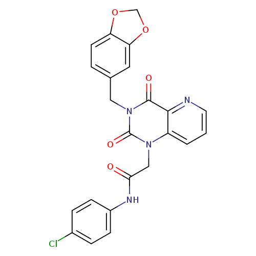 2-{3-[(2H-1,3-benzodioxol-5-yl)methyl]-2,4-dioxo-1H,2H,3H,4H-pyrido[3,2-d]pyrimidin-1-yl}-N-(4-chlorophenyl)acetamide