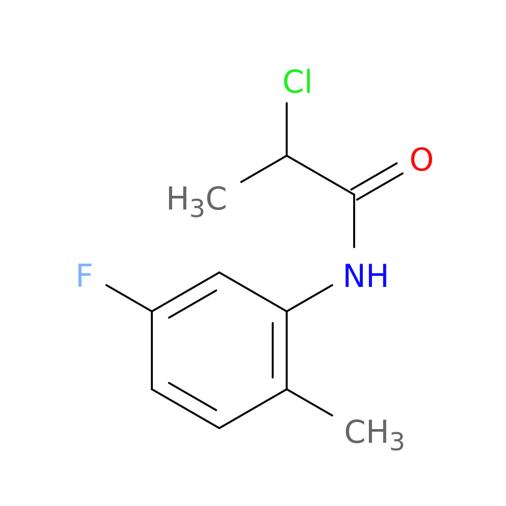 2-chloro-N-(5-fluoro-2-methylphenyl)propanamide