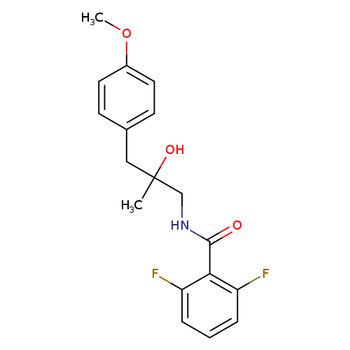 2,6-difluoro-N-[2-hydroxy-3-(4-methoxyphenyl)-2-methylpropyl]benzamide