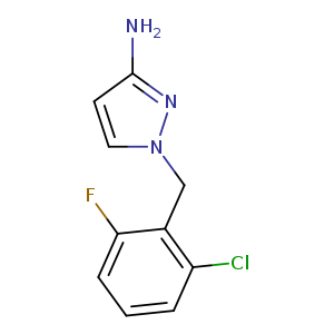 1-[(2-chloro-6-fluorophenyl)methyl]-1h-pyrazol-3-amine