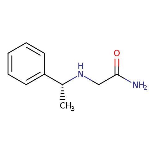2-{[(1R)-1-phenylethyl]amino}acetamide