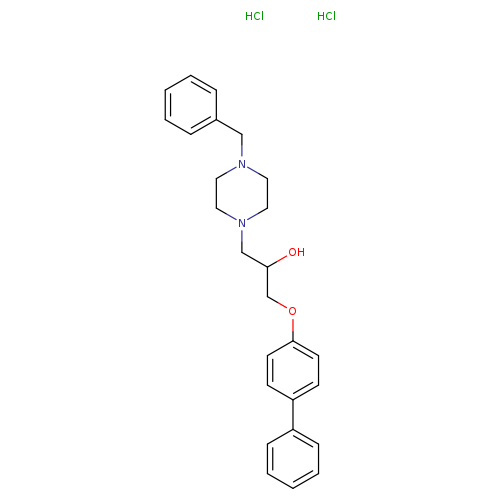 1-(4-benzylpiperazin-1-yl)-3-{[1,1'-biphenyl]-4-yloxy}propan-2-ol dihydrochloride