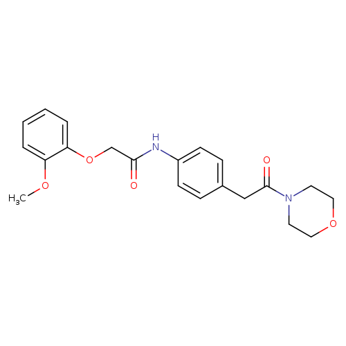 2-(2-methoxyphenoxy)-N-{4-[2-(morpholin-4-yl)-2-oxoethyl]phenyl}acetamide