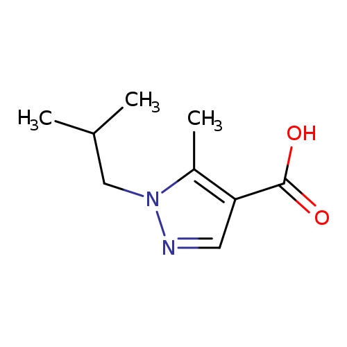 5-methyl-1-(2-methylpropyl)-1H-pyrazole-4-carboxylic acid