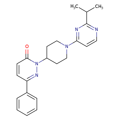 6-phenyl-2-{1-[2-(propan-2-yl)pyrimidin-4-yl]piperidin-4-yl}-2,3-dihydropyridazin-3-one