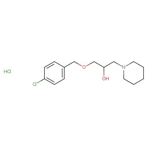 1-[(4-CHLOROBENZYL)OXY]-3-PIPERIDIN-1-YLPROPAN-2-OL HYDROCHLORIDE