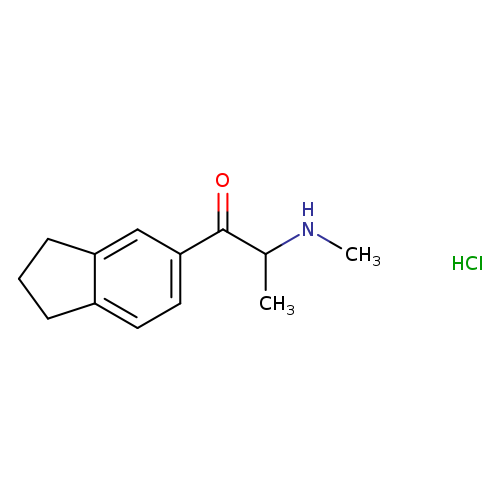 1-(2,3-dihydro-1H-inden-5-yl)-2-(methylamino)propan-1-onehydrochloride