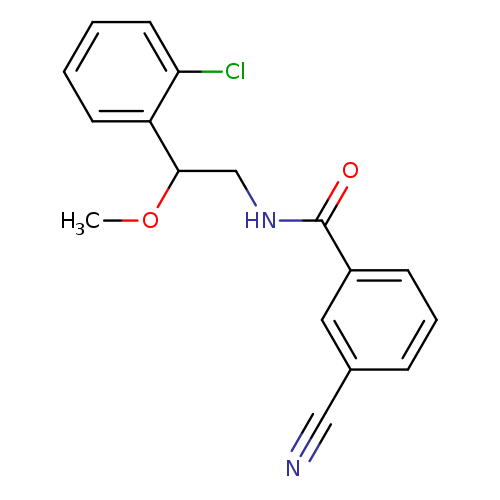 N-[2-(2-chlorophenyl)-2-methoxyethyl]-3-cyanobenzamide