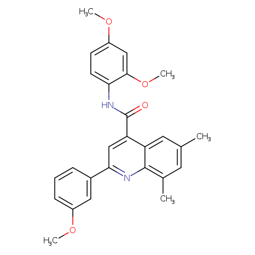 N-(2,4-dimethoxyphenyl)-2-(3-methoxyphenyl)-6,8-dimethyl-4-quinolinecarboxamide