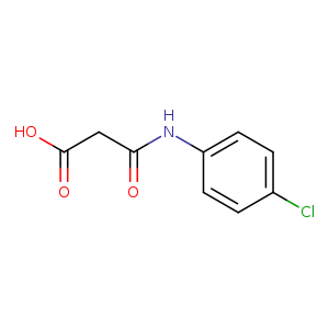 2-[(4-chlorophenyl)carbamoyl]acetic acid