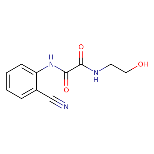 N'-(2-cyanophenyl)-N-(2-hydroxyethyl)ethanediamide