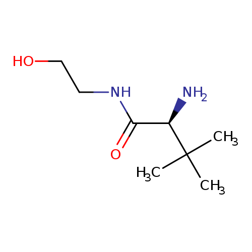 Butanamide,2-amino-N-(2-hydroxyethyl)-3,3-dimethyl-,(2S)-