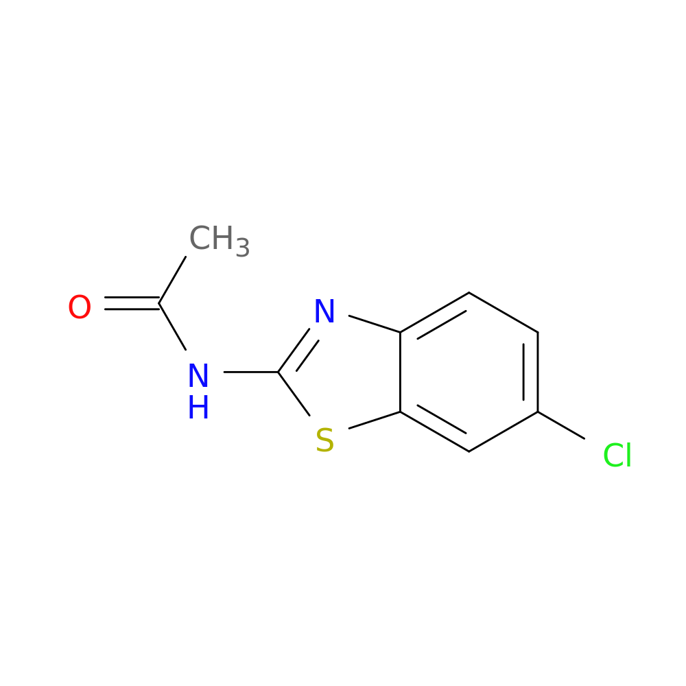 N-(6-chloro-1,3-benzothiazol-2-yl)acetamide
