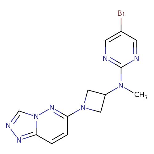5-bromo-N-methyl-N-(1-{[1,2,4]triazolo[4,3-b]pyridazin-6-yl}azetidin-3-yl)pyrimidin-2-amine