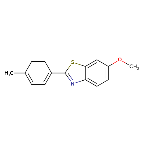 Benzothiazole, 6-methoxy-2-(4-methylphenyl)-