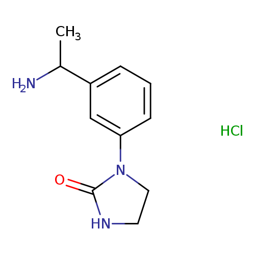 1-[3-(1-aminoethyl)phenyl]imidazolidin-2-one hydrochloride