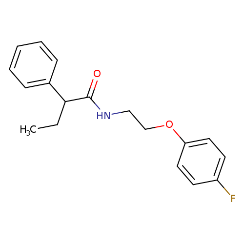 N-[2-(4-fluorophenoxy)ethyl]-2-phenylbutanamide