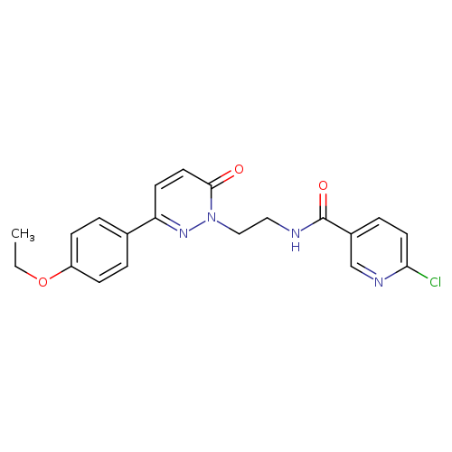 6-chloro-N-{2-[3-(4-ethoxyphenyl)-6-oxo-1,6-dihydropyridazin-1-yl]ethyl}pyridine-3-carboxamide