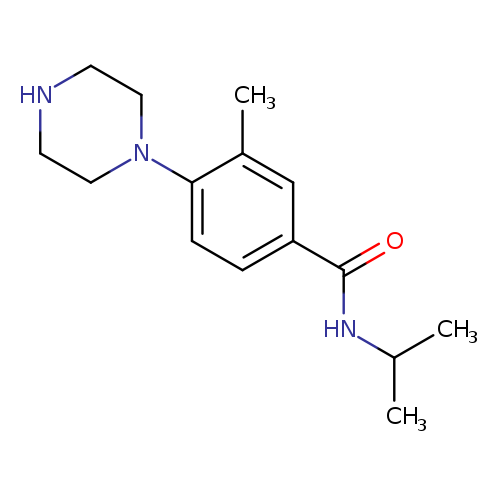 N-Isopropyl-3-methyl-4-(piperazin-1-yl)benzamide